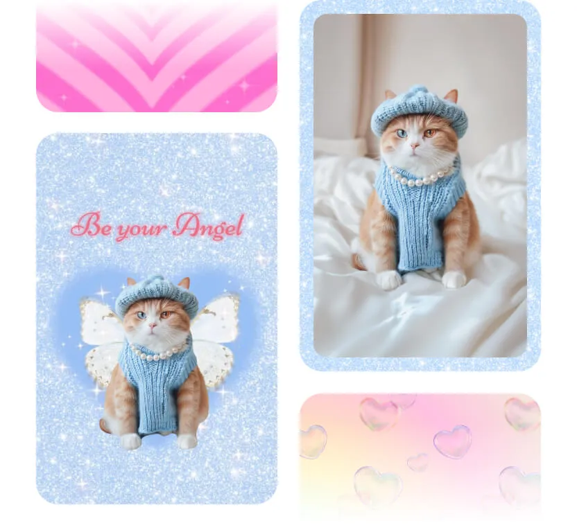 BeautyPlus デコレーション キャット加工